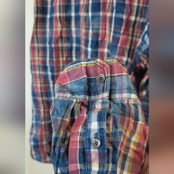 GUESS Men's Dillon Slim Fit Button Down Shirt - Picture 7 of 9